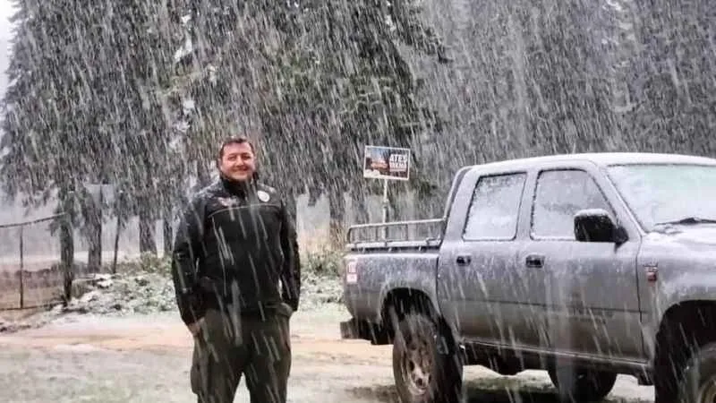 Bartın ve Zonguldak'ta mevsimin ilk kar yağışı başladı