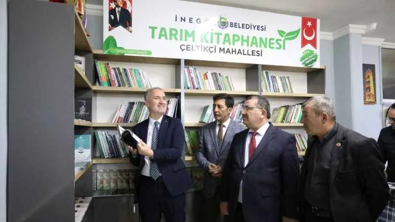 İnegöl’ün tarım kütüphanesi sayısı 2'ye çıktı