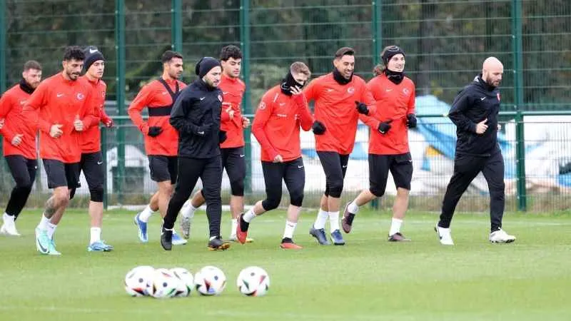 A Milli Futbol Takımı, Cardiff'teki ilk çalışmasını yaptı