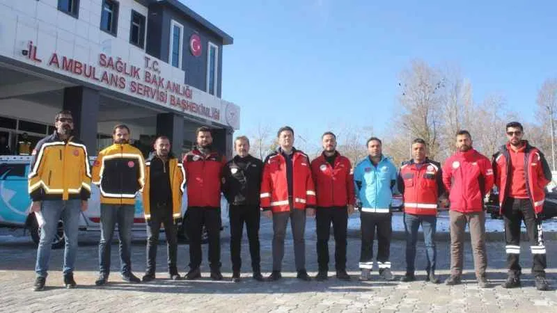 112 ve UMKE ekipleri çetin kış görevine hazır