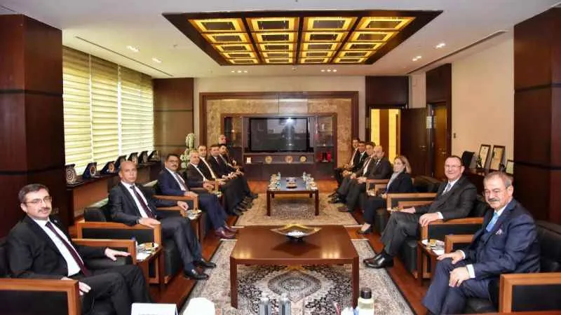 SPK Başkanı İbrahim Ömer Gönül’den GSO’ya ziyaret