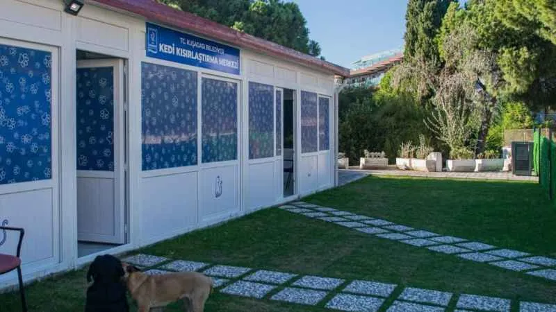 Kuşadası Belediyesi patili dostların sağlığı için bir adım daha attı