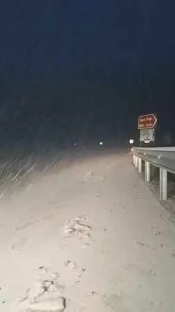 Ilgaz Dağı'nda yoğun kar yağışı etkili oluyor