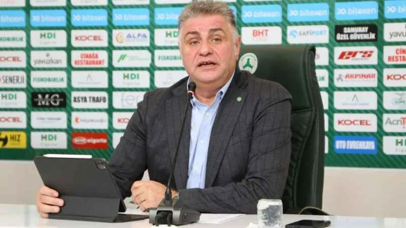 Giresunspor Başkanı Nahid Yamak: "Kulübümüz şuanda borç batağında"