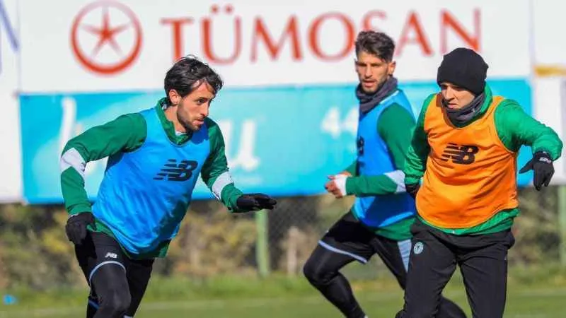 Konyaspor, Alanyaspor maçı hazırlıklarını sürdürdü
