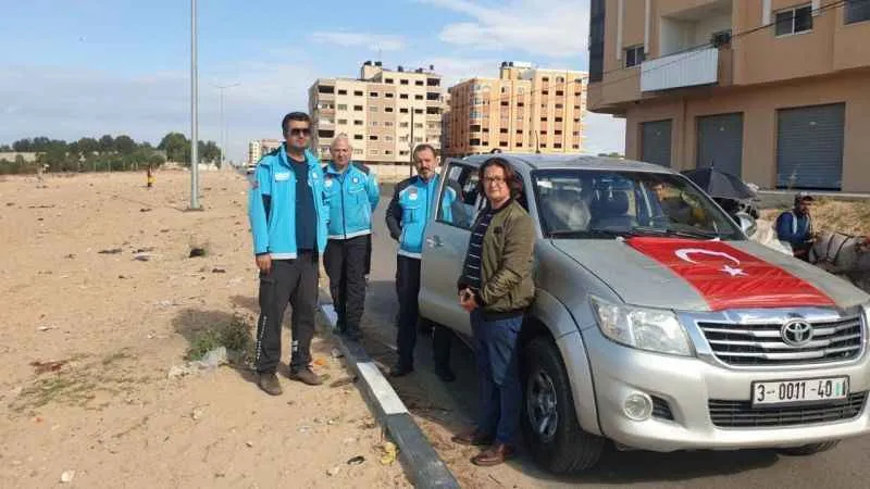 Sahra hastanesi için Türk heyeti Gazze'de