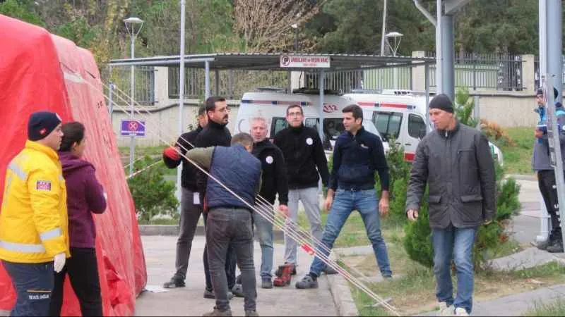 İstanbul depremi senaryosuyla tatbikat