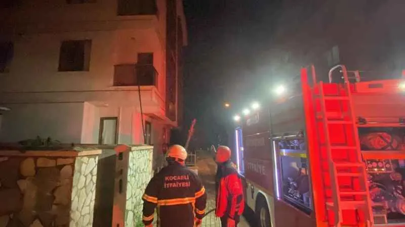 Kızgın yağ yangına sebep oldu