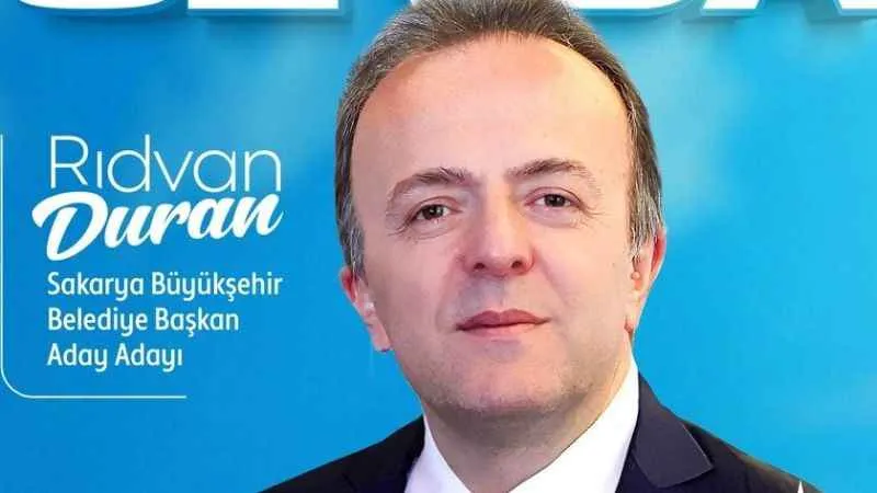 Bakan Yardımcısı Duran, Sakarya Büyükşehir Belediye Başkan Aday Adayı oldu