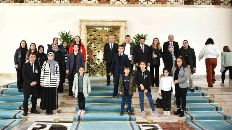 Engelli öğrenciler, TBMM’de ağırlandı