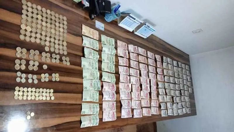 Dilencinin üzerinden bin 130 TL çıktı