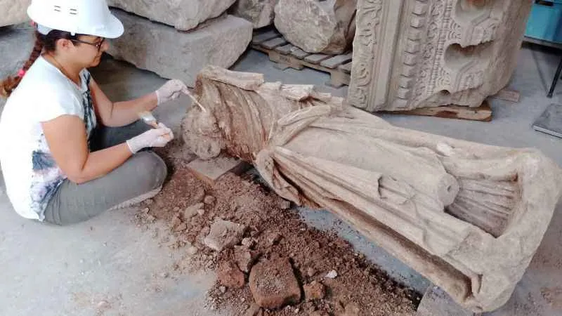 'Dans Eden Musa Heykeli' Muğla'da bulundu