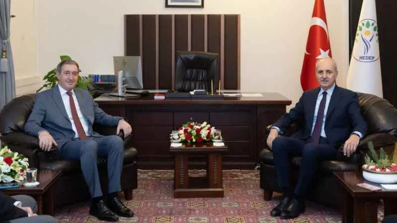 TBMM Başkanı Kurtulmuş, HEDEP grubunu ziyaret etti