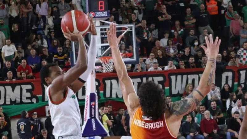 Basketbol Süper Ligi: P. Karşıyaka: 98 - Galatasaray: 76