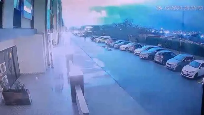 Bursa'da depremin ardından ortaya çıkan ışık panik yaşattı