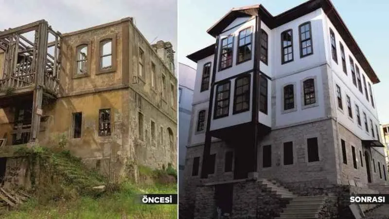 Restore edilen tarihi konak kültürün hizmetinde