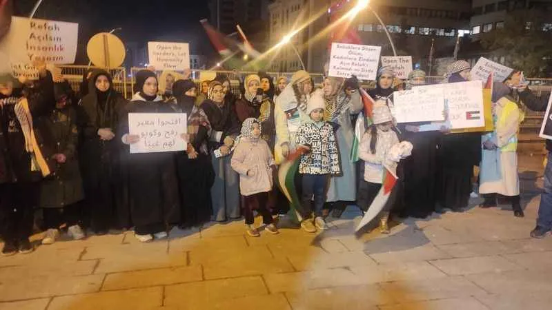 Ankara’da “Refah Sınır Kapısı'nın açılması” çağrısı