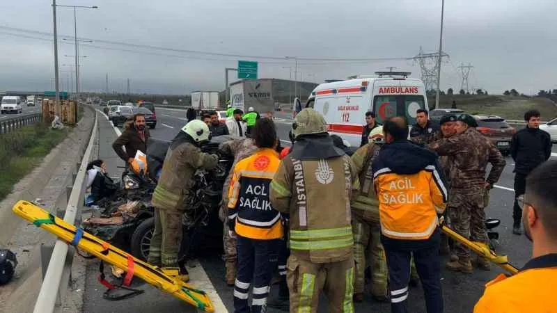 Kuzey Marmara Otoyolu’nda feci kaza