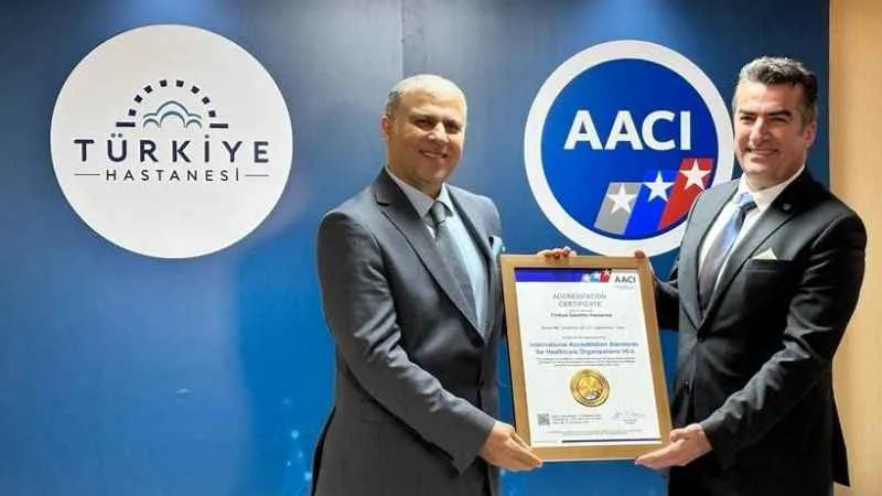 Türkiye Hastanesi uluslararası kalite belgesi aldı
