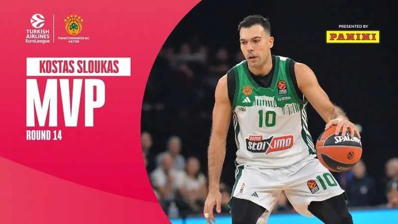 Euroleague’de haftanın oyuncusu Kostas Sloukas oldu