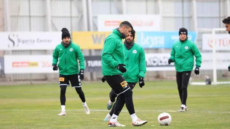 Konyaspor, Samsunspor maçı hazırlıklarına devam etti
