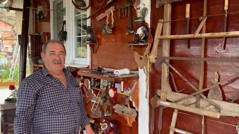 Rize kültürünü evindeki eşyalarla yaşatıyor