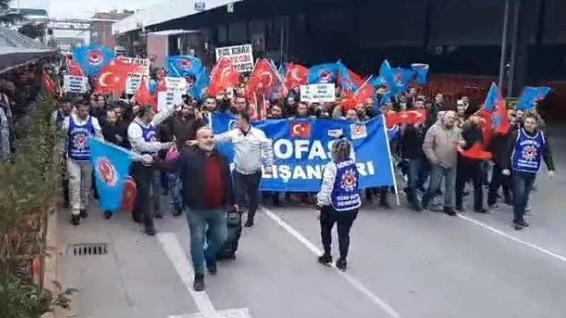Tofaş Otomobil Fabrikası'ndaki eylemler büyüyor