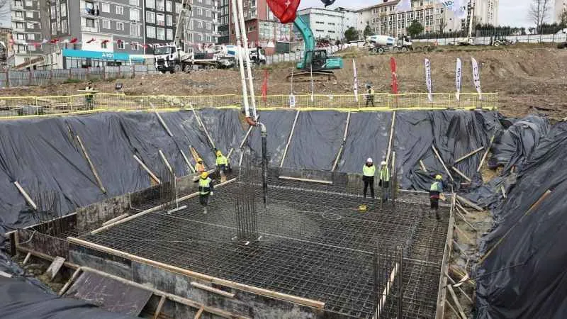 Kentsel dönüşüm kapsamında Bağcılar’da Asburçaklar Sitesi’nin temeli atıldı