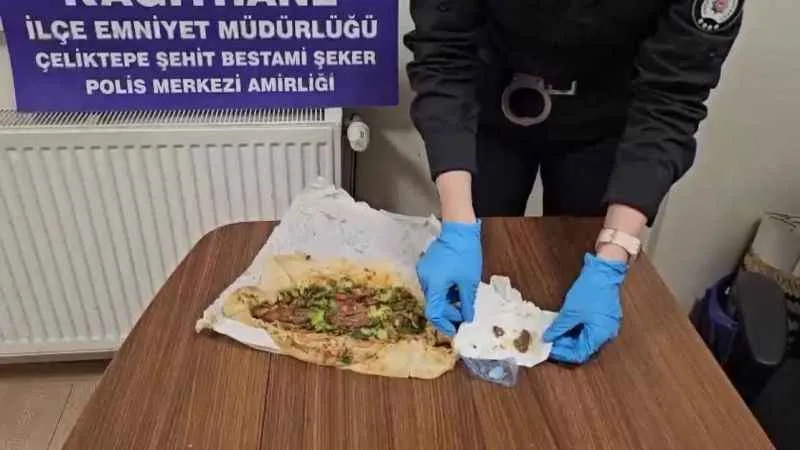 Nezaretteki sevgilisine dürüm içinde uyuşturucu getirdi