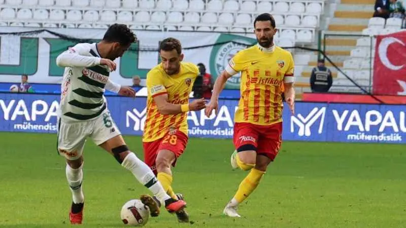 Konyaspor, Kayserispor'u iki golle geçti