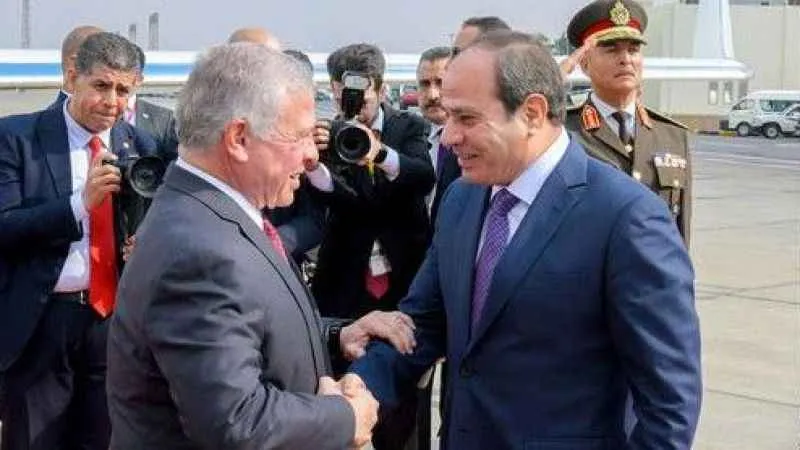 Sisi ile Ürdün Kralı Gazze için bir araya geldi