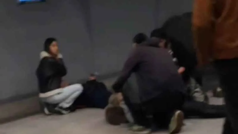 İzmir'de yürüyen merdiven kazası