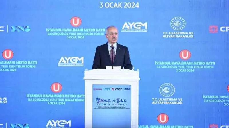 Ulaştırma ve Altyapı Bakanı Uraloğlu: "Metro motorunu yerlileştiriyoruz"