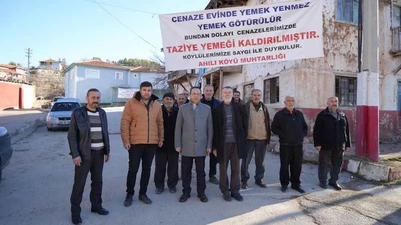 Bu köyde taziye yemekleri kaldırıldı