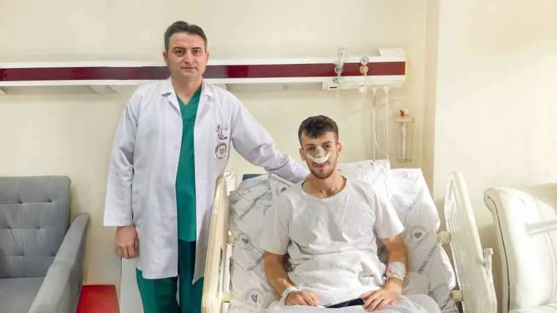 Denizlisporlu futbolcu acil ameliyata alındı