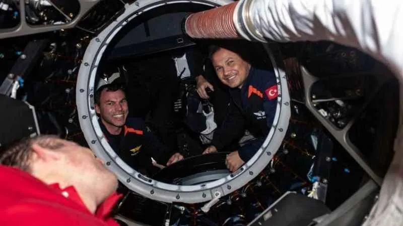 Astronot Gezeravcı için ISS’te veda töreni düzenlenecek