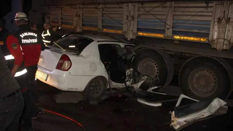 Şanlıurfa'daki kazada Mehmet Sümer, Muharrem Güzel ve Sefa Sabuncu hayatını kaybetti