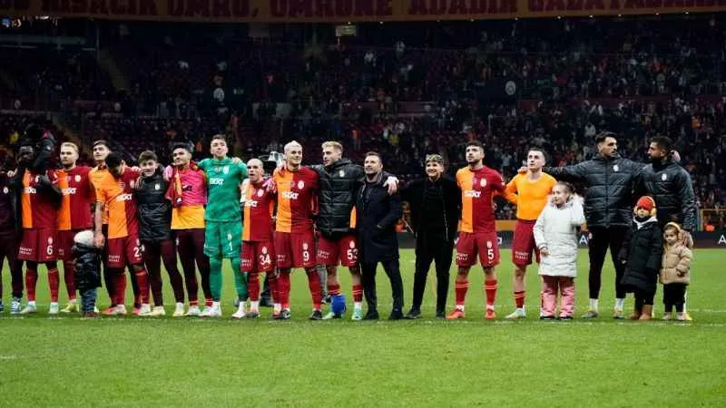 Galatasaray ligde son 10 maçta 8 galibiyet, 2 beraberlik aldı