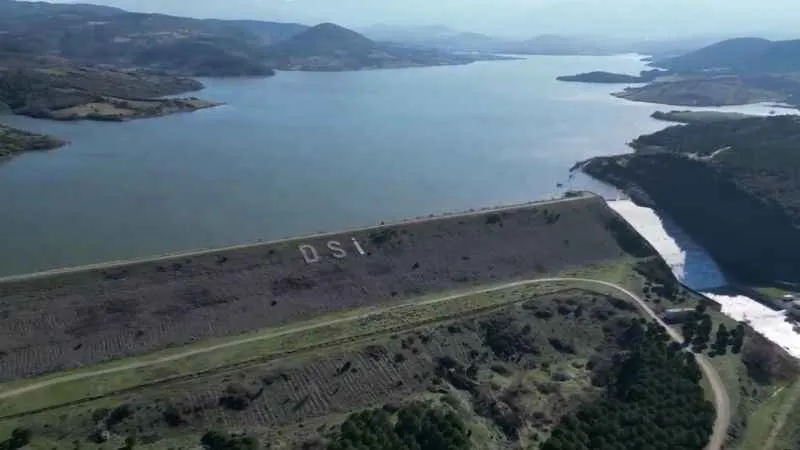 Bayramiç Barajı'nda doluluk oranı yüzde 100 oldu