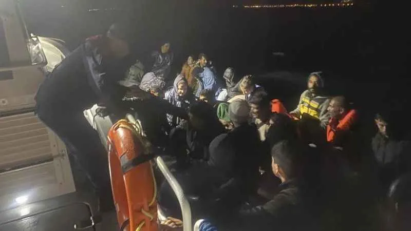 38 kaçak göçmen yakalandı