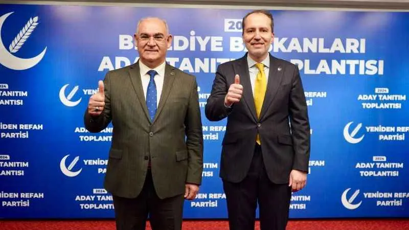 Yeniden Refah Partisi 74 belediye başkan adayını açıkladı