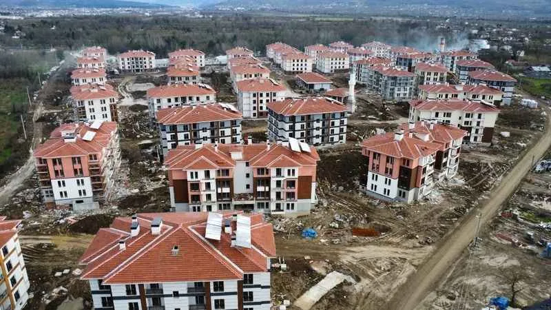 Düzce'deki TOKİ konutları mayıs ayında teslim edilecek