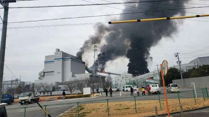 Japonya’daki termik santralde patlama