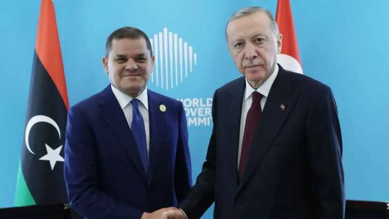 Cumhurbaşkanı Erdoğan, Dibeybe'yi kabul etti