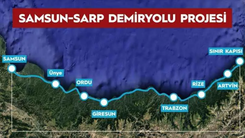 Hızlı tren Karadeniz’e geliyor
