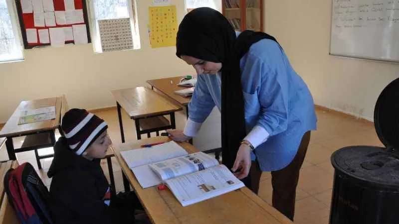 Tek öğrencili okulun Pınar öğretmeni