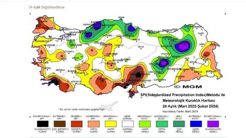 Adana olağanüstü kurak il oldu