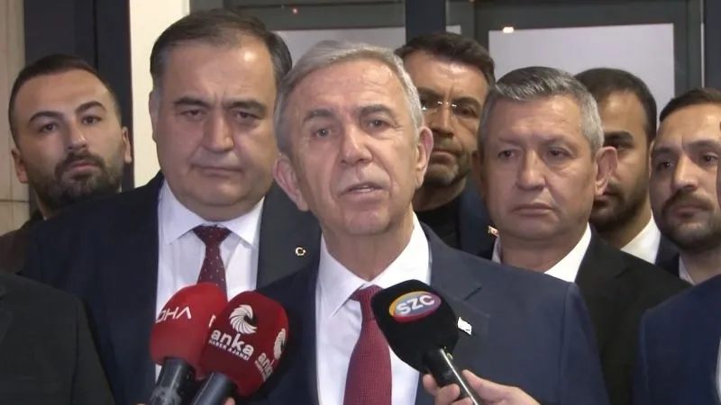 ABB Başkanı Mansur Yavaş: "Hakkımda herhangi bir soruşturma yok"