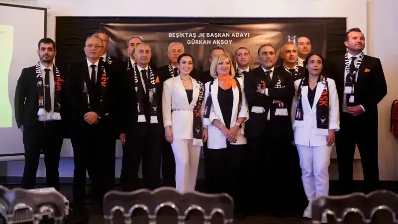 Beşiktaş Başkan Adayı Gürkan Aksoy, yönetim kurulunu tanıttı