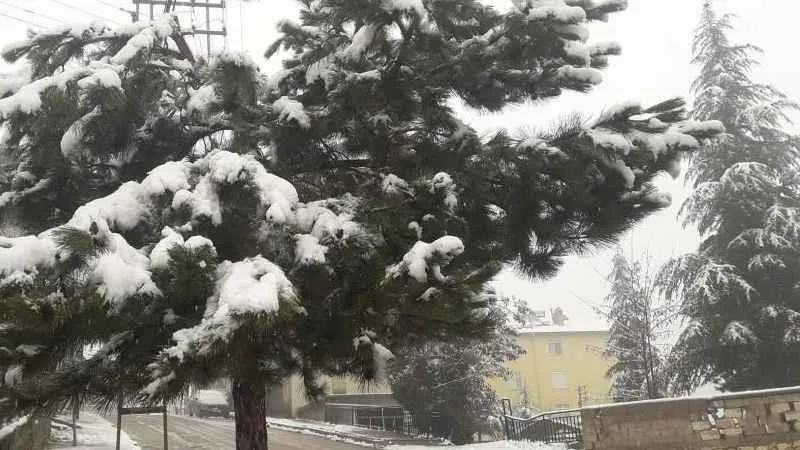 Nisanın 7. Kar yağdı